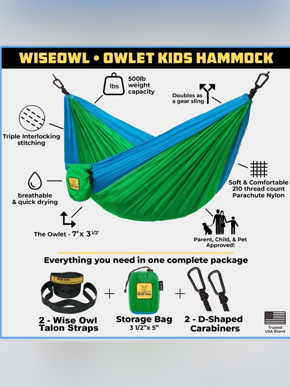 Kids Hammock NWT - Wise Owl Outfitters